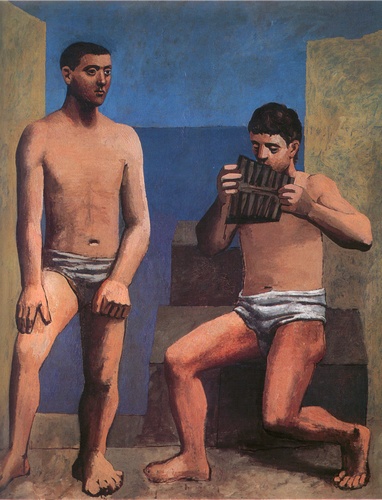 WikiOO.org - Encyclopedia of Fine Arts - Festés, Grafika Pablo Picasso - The Pan Pipes