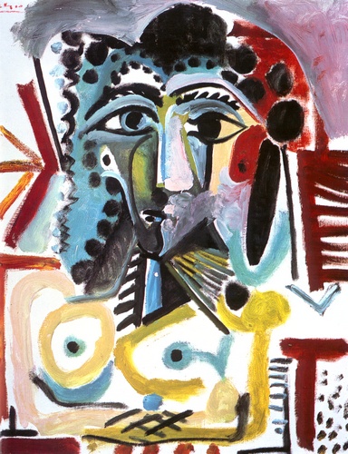 Wikioo.org - The Encyclopedia of Fine Arts - Painting, Artwork by Pablo Picasso - Woman's Bust