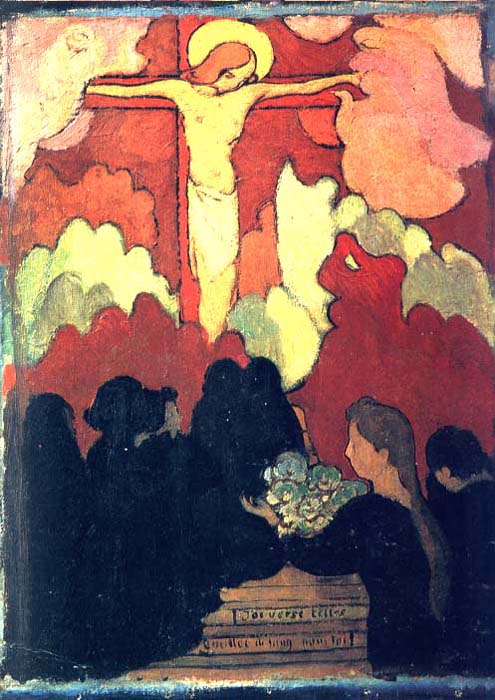 Wikioo.org – L'Encyclopédie des Beaux Arts - Peinture, Oeuvre de Denis Maurice - L OFFRANDE AU CALVAIRE