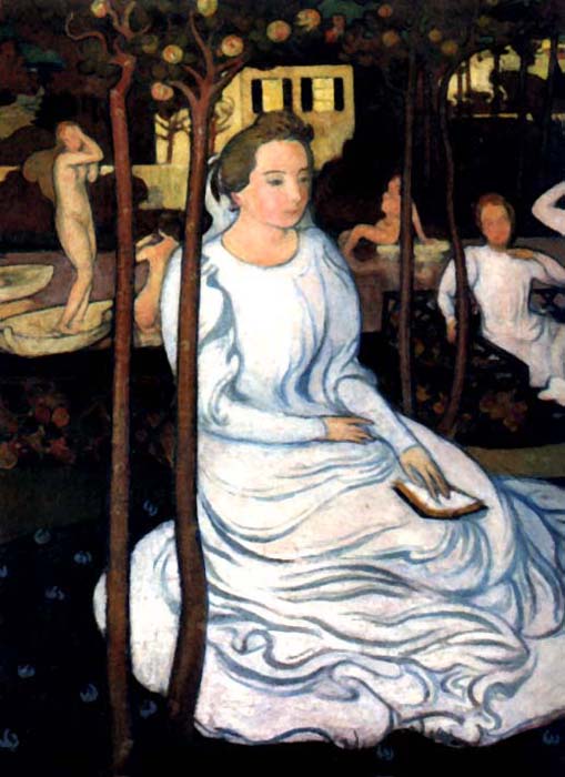 WikiOO.org - Encyclopedia of Fine Arts - Maľba, Artwork Denis Maurice - LE VERGER DES VIERGES SAGES