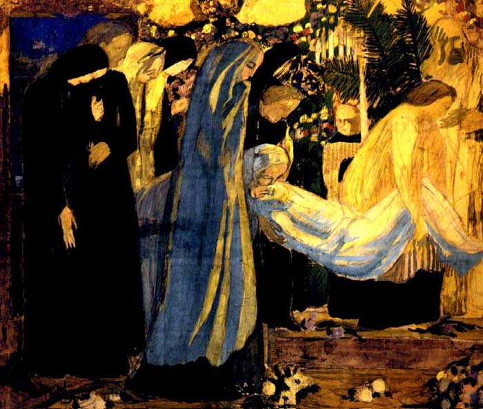 WikiOO.org - دایره المعارف هنرهای زیبا - نقاشی، آثار هنری Denis Maurice - MISE AU TOMBEAU DETREMPE