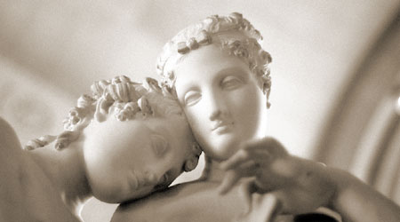 WikiOO.org - Енциклопедія образотворчого мистецтва - Живопис, Картини
 Antonio Canova - Amore e Pische (particolare)