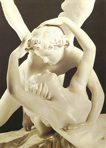 WikiOO.org - אנציקלופדיה לאמנויות יפות - ציור, יצירות אמנות Antonio Canova - Amore e Psiche (particolare)