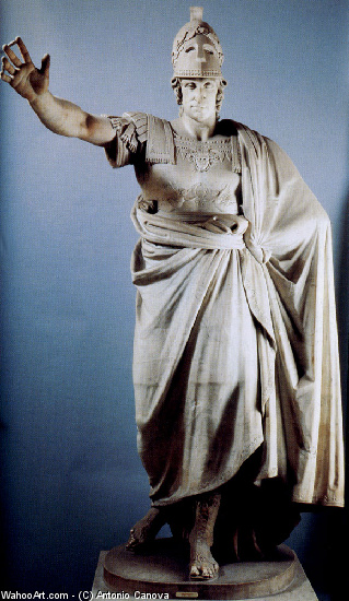 WikiOO.org - Encyclopedia of Fine Arts - Lukisan, Artwork Antonio Canova - Athena 1821