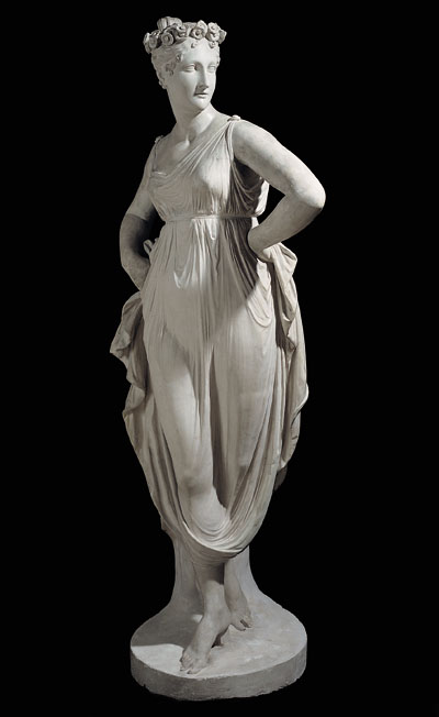 WikiOO.org - Enciclopedia of Fine Arts - Pictura, lucrări de artă Antonio Canova - Danzatrice con mani sui fianchi 1811-1812