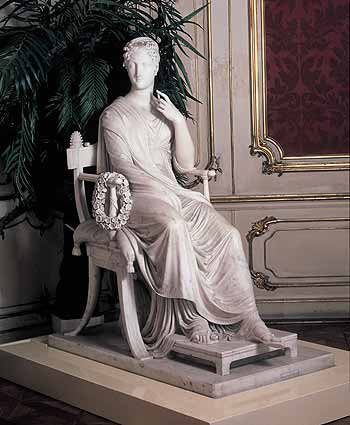 WikiOO.org - Enciclopedia of Fine Arts - Pictura, lucrări de artă Antonio Canova - La musa Polyhymnia 1812-1816