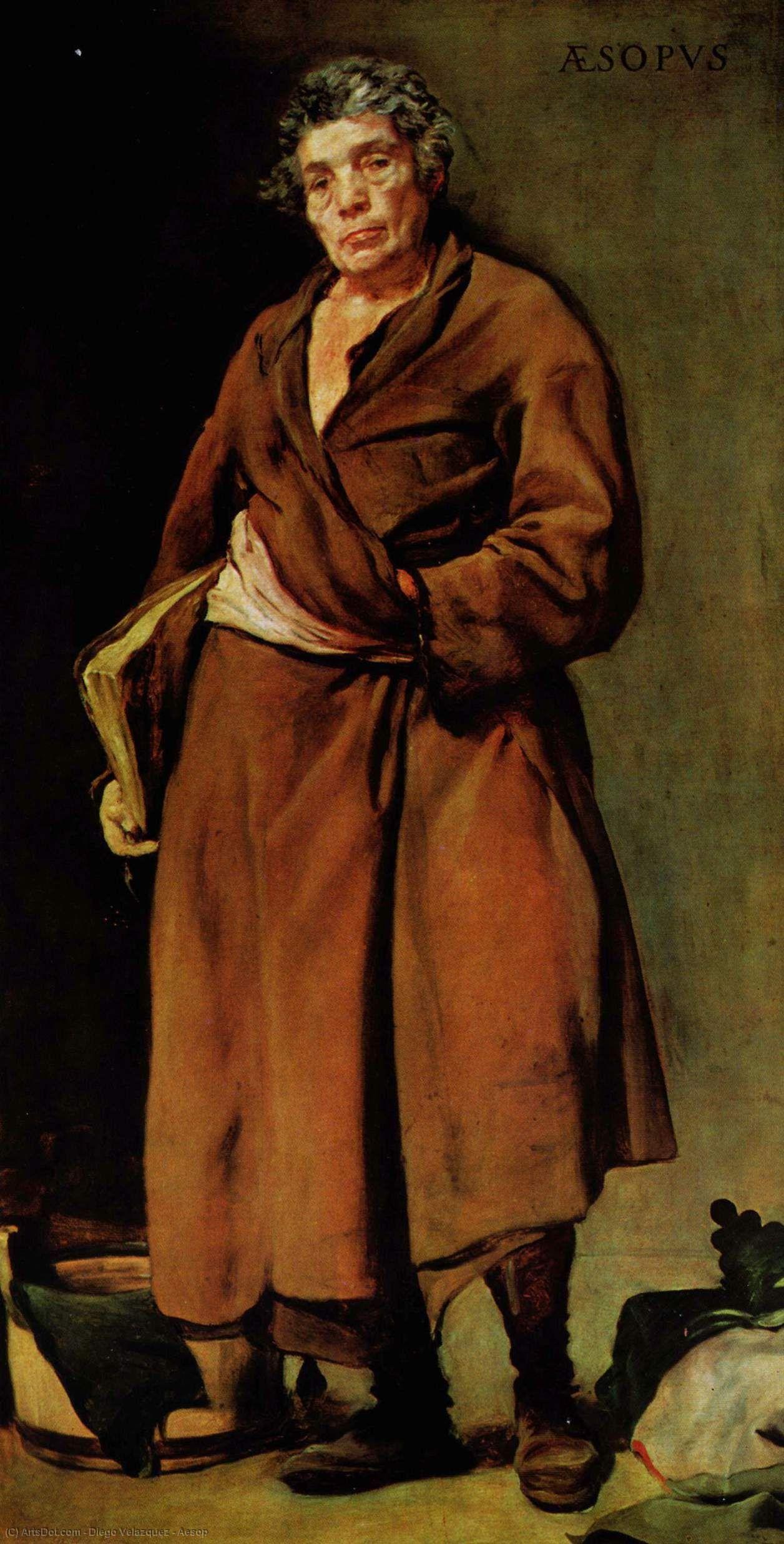 WikiOO.org - Encyclopedia of Fine Arts - Maľba, Artwork Diego Velazquez - Aesop