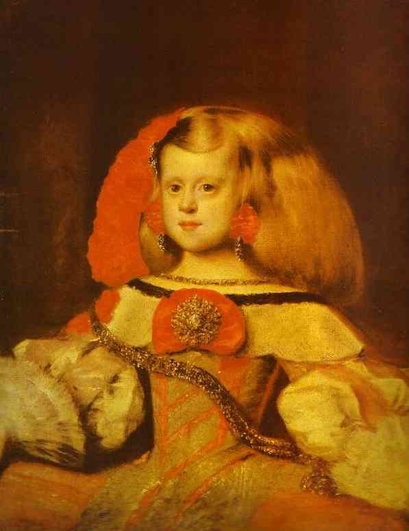 WikiOO.org - Encyclopedia of Fine Arts - Maleri, Artwork Diego Velazquez - Infanta Margarita