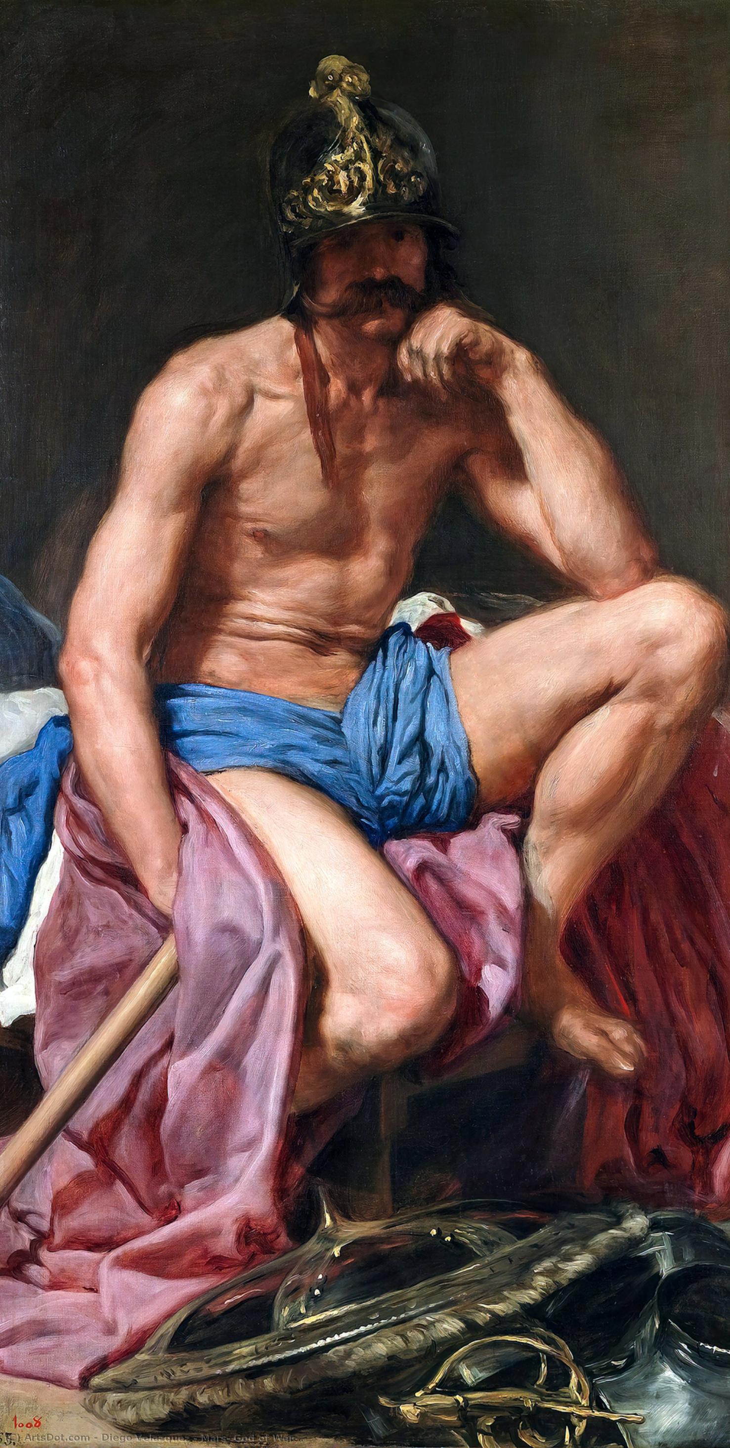 WikiOO.org - Encyclopedia of Fine Arts - Maalaus, taideteos Diego Velazquez - Mars