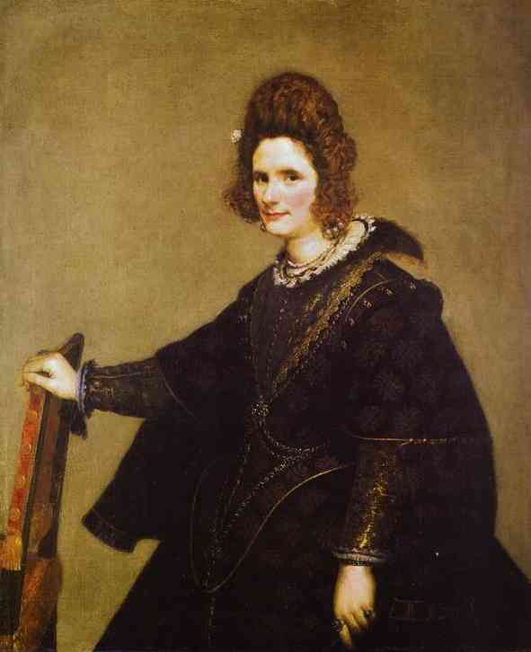 Wikioo.org – La Enciclopedia de las Bellas Artes - Pintura, Obras de arte de Diego Velazquez - Retrato de una dama