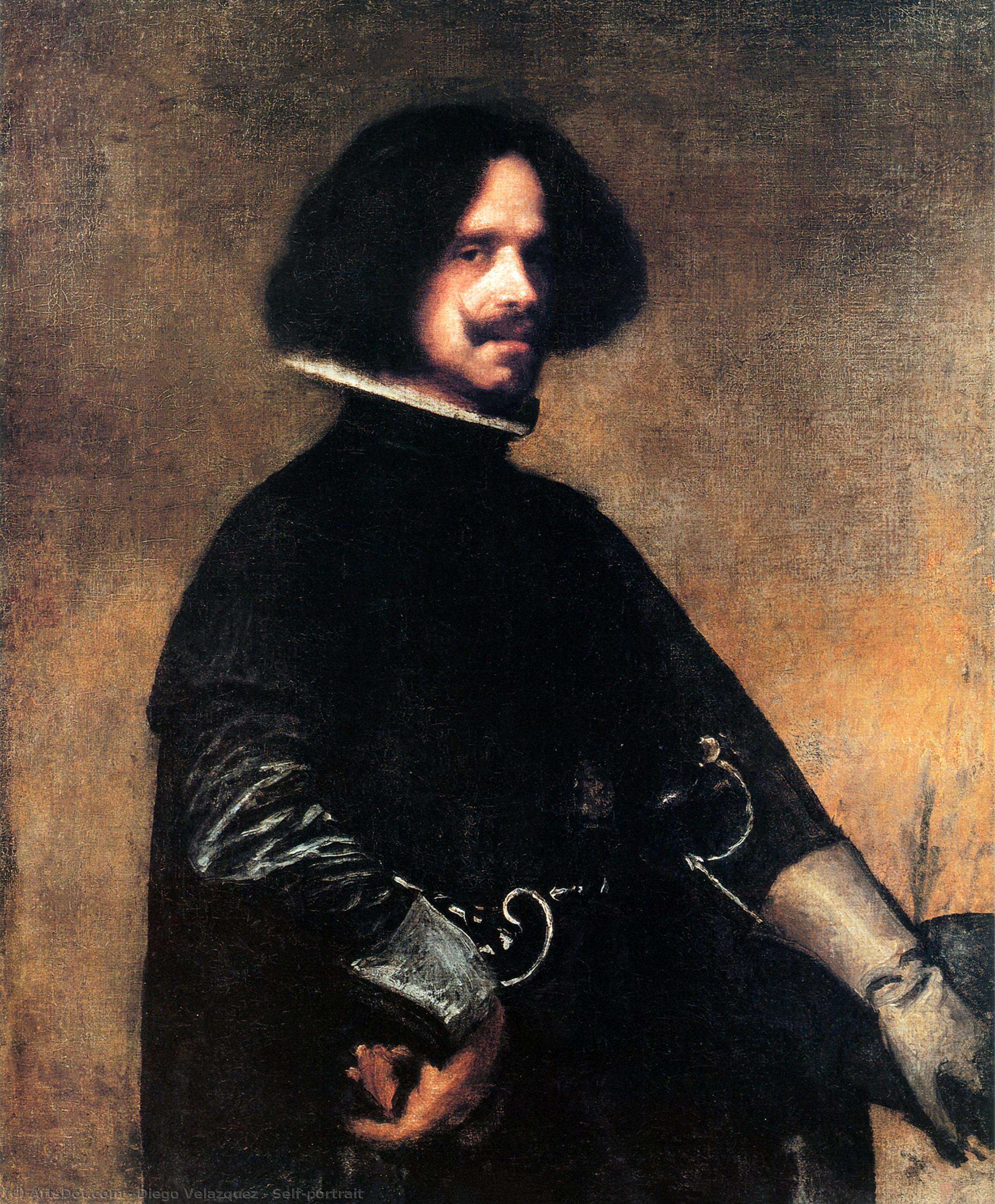 Wikioo.org - Encyklopedia Sztuk Pięknych - Malarstwo, Grafika Diego Velazquez - Self-portrait