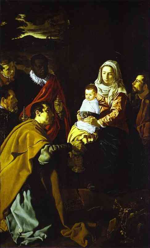 Wikioo.org - The Encyclopedia of Fine Arts - Painting, Artwork by Diego Velazquez - The Adoration of the Magi