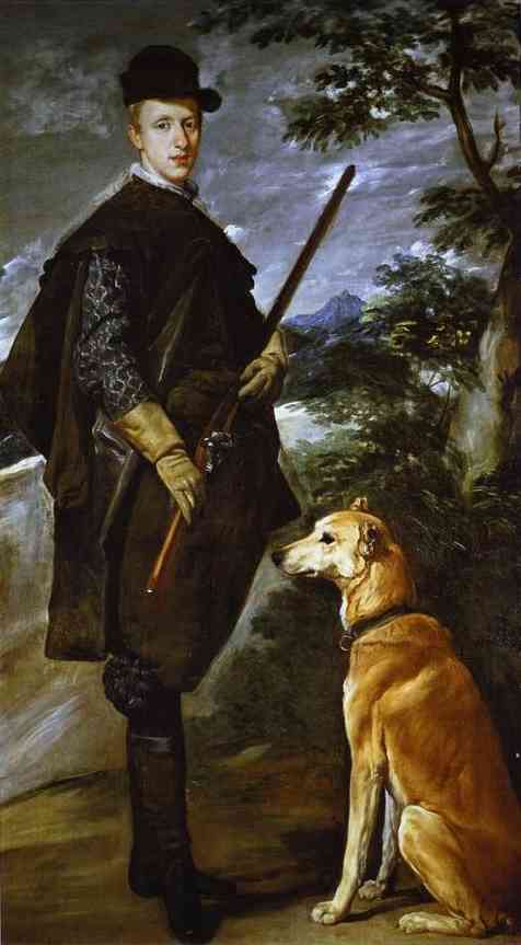 Wikioo.org - The Encyclopedia of Fine Arts - Painting, Artwork by Diego Velazquez - The Cardinal Infante Don Fernando (Philip IV's Younger brother) as a Hunter