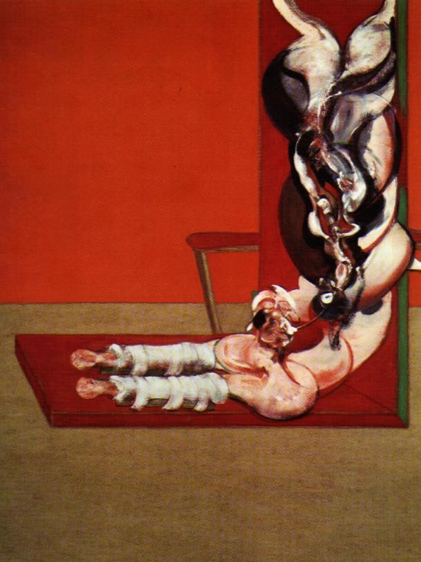 Wikioo.org - The Encyclopedia of Fine Arts - Painting, Artwork by Francis Bacon - crucifixion, 1965 center