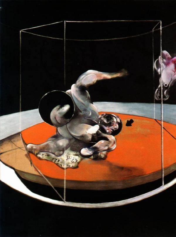 WikiOO.org - Encyclopedia of Fine Arts - Maľba, Artwork Francis Bacon - figures in movement, 1976