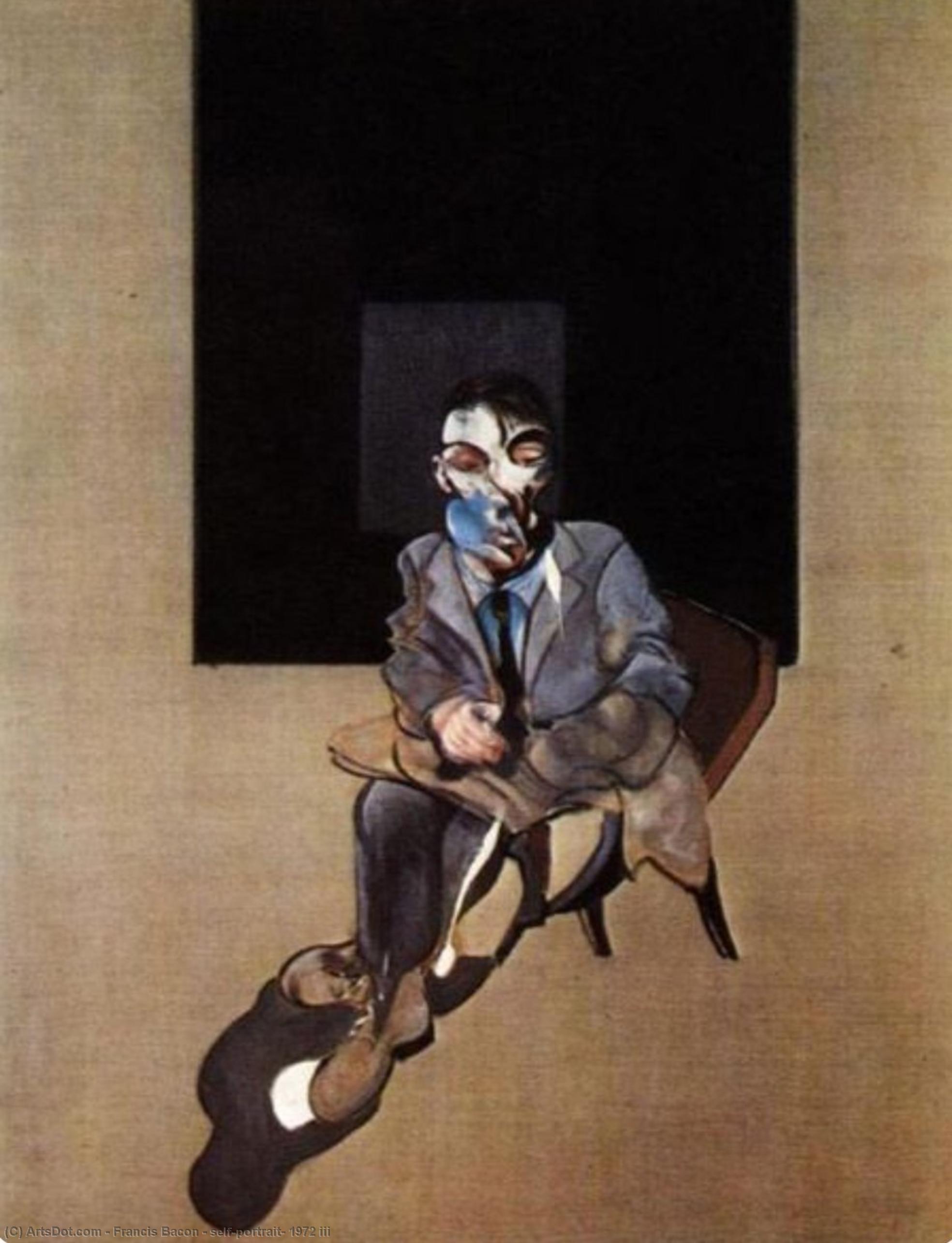 Wikioo.org - Die Enzyklopädie bildender Kunst - Malerei, Kunstwerk von Francis Bacon - self-portrait , 1972 iii