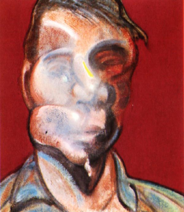 Wikioo.org - The Encyclopedia of Fine Arts - Painting, Artwork by Francis Bacon - study for self-portrait, 1973 center