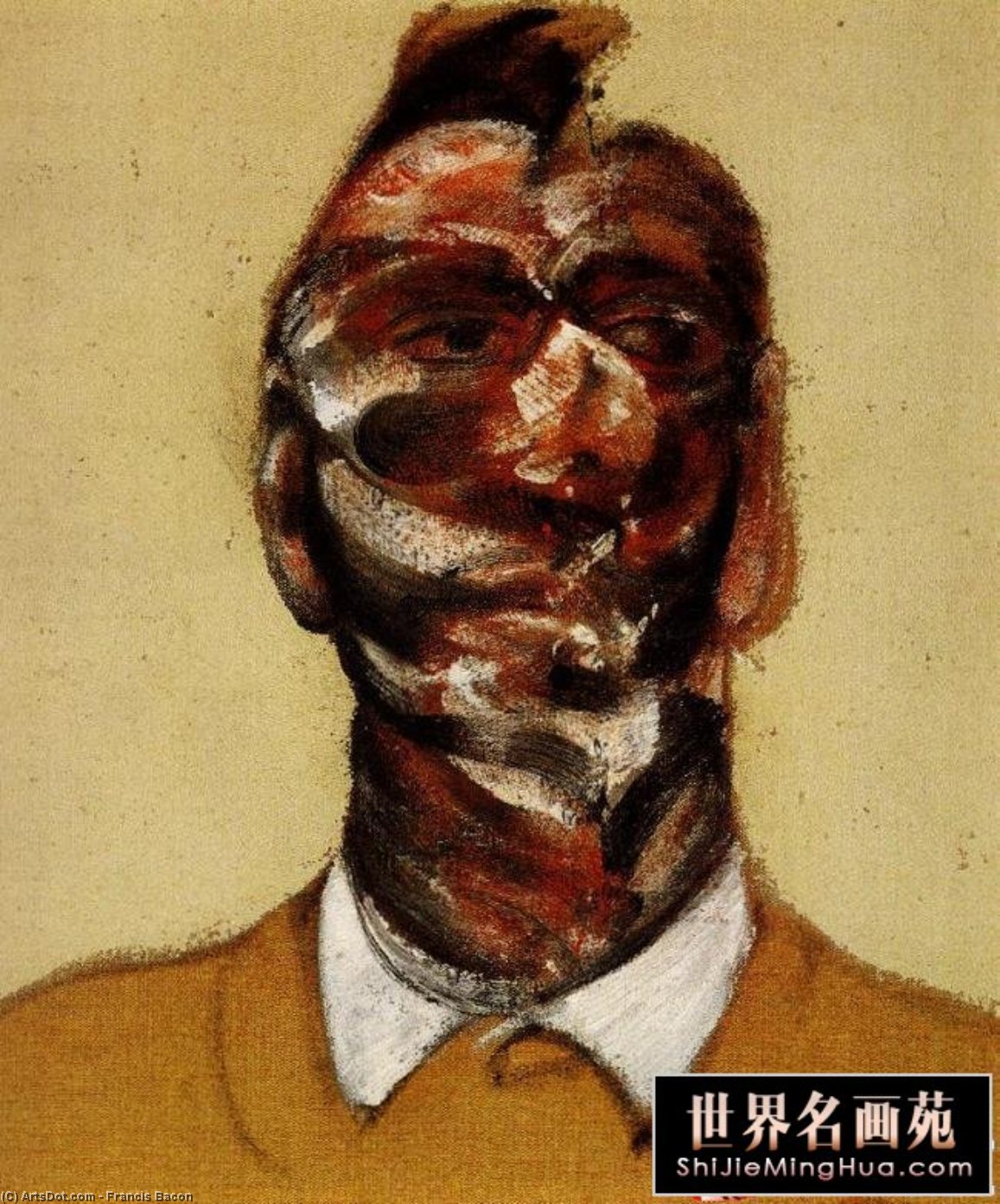 Wikioo.org - The Encyclopedia of Fine Arts - Painting, Artwork by Francis Bacon - three studies for portrait of george dyer c 1966