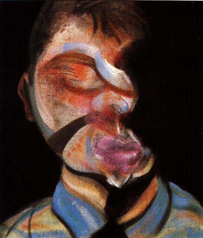 Wikioo.org - The Encyclopedia of Fine Arts - Painting, Artwork by Francis Bacon - three studies for self-portrait, 1972 left