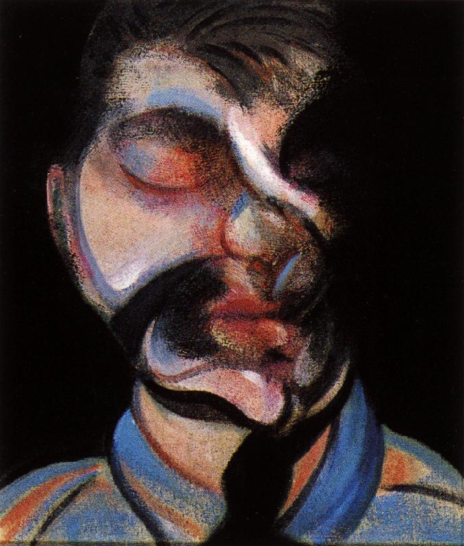Wikioo.org – L'Encyclopédie des Beaux Arts - Peinture, Oeuvre de Francis Bacon - trois des études pour autoportrait 1972   droit