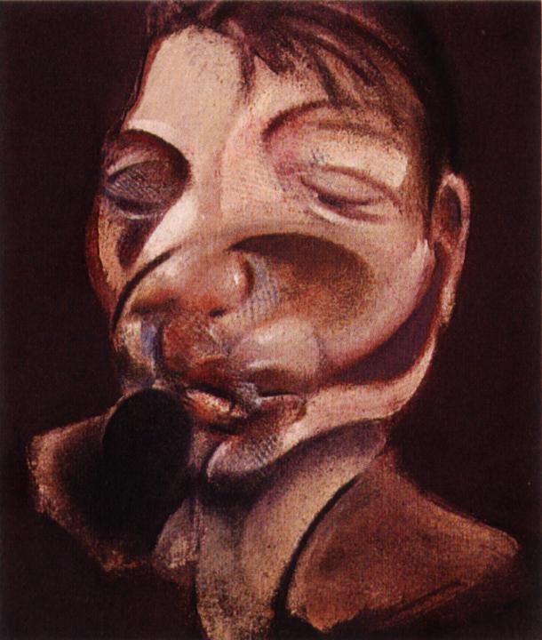 Wikioo.org – La Enciclopedia de las Bellas Artes - Pintura, Obras de arte de Francis Bacon - tres estudios para auto retrato 1974   centrar