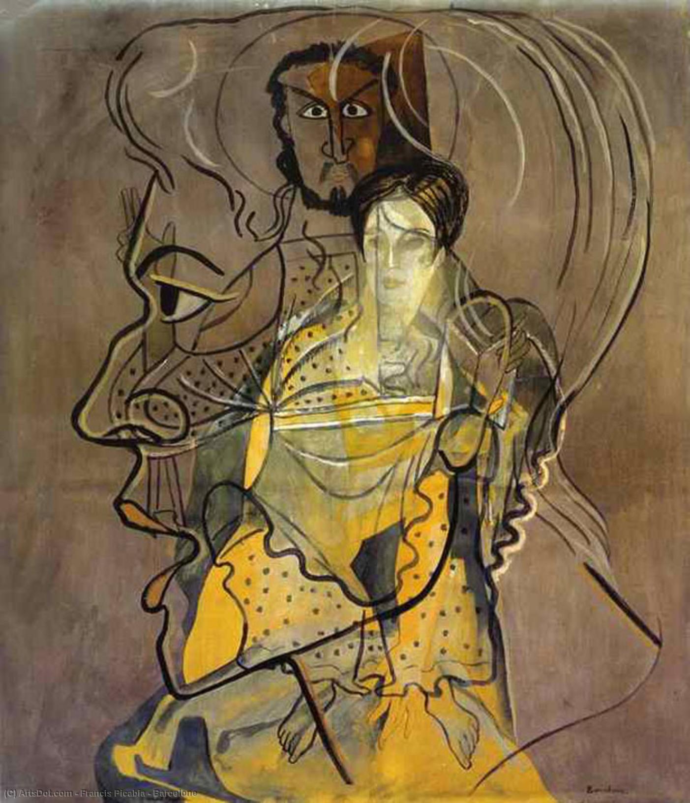 Wikioo.org - The Encyclopedia of Fine Arts - Painting, Artwork by Francis Picabia - Barcelone