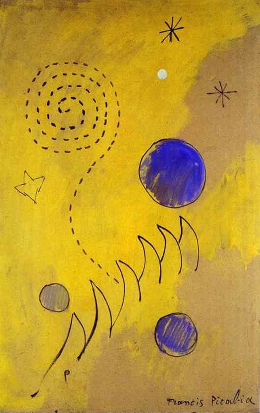 Wikioo.org - สารานุกรมวิจิตรศิลป์ - จิตรกรรม Francis Picabia - Lausanne Abstract (Abstrait Lausanne)