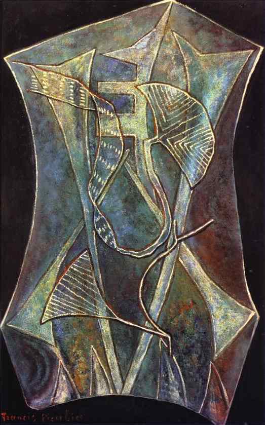 WikiOO.org - Encyclopedia of Fine Arts - Lukisan, Artwork Francis Picabia - The Joy in Blindness (Bonheur de l'aveuglement)