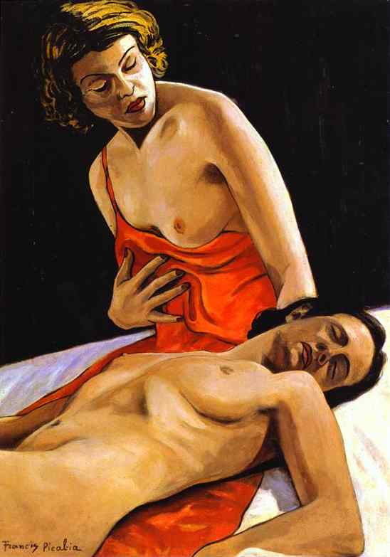 Wikioo.org - สารานุกรมวิจิตรศิลป์ - จิตรกรรม Francis Picabia - Two Nudes (Deux Nus)