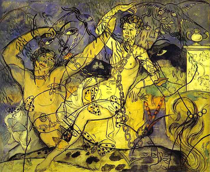 Wikioo.org - Bách khoa toàn thư về mỹ thuật - Vẽ tranh, Tác phẩm nghệ thuật Francis Picabia - Villica-caja