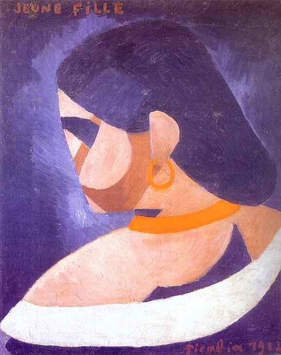 Wikioo.org - The Encyclopedia of Fine Arts - Painting, Artwork by Francis Picabia - Young Girl (Jeune fille)