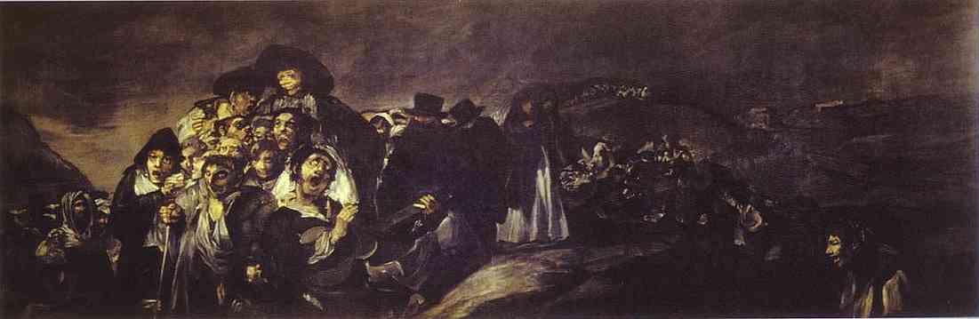 Wikioo.org - The Encyclopedia of Fine Arts - Painting, Artwork by Francisco De Goya - A Pilgramige to San Isido