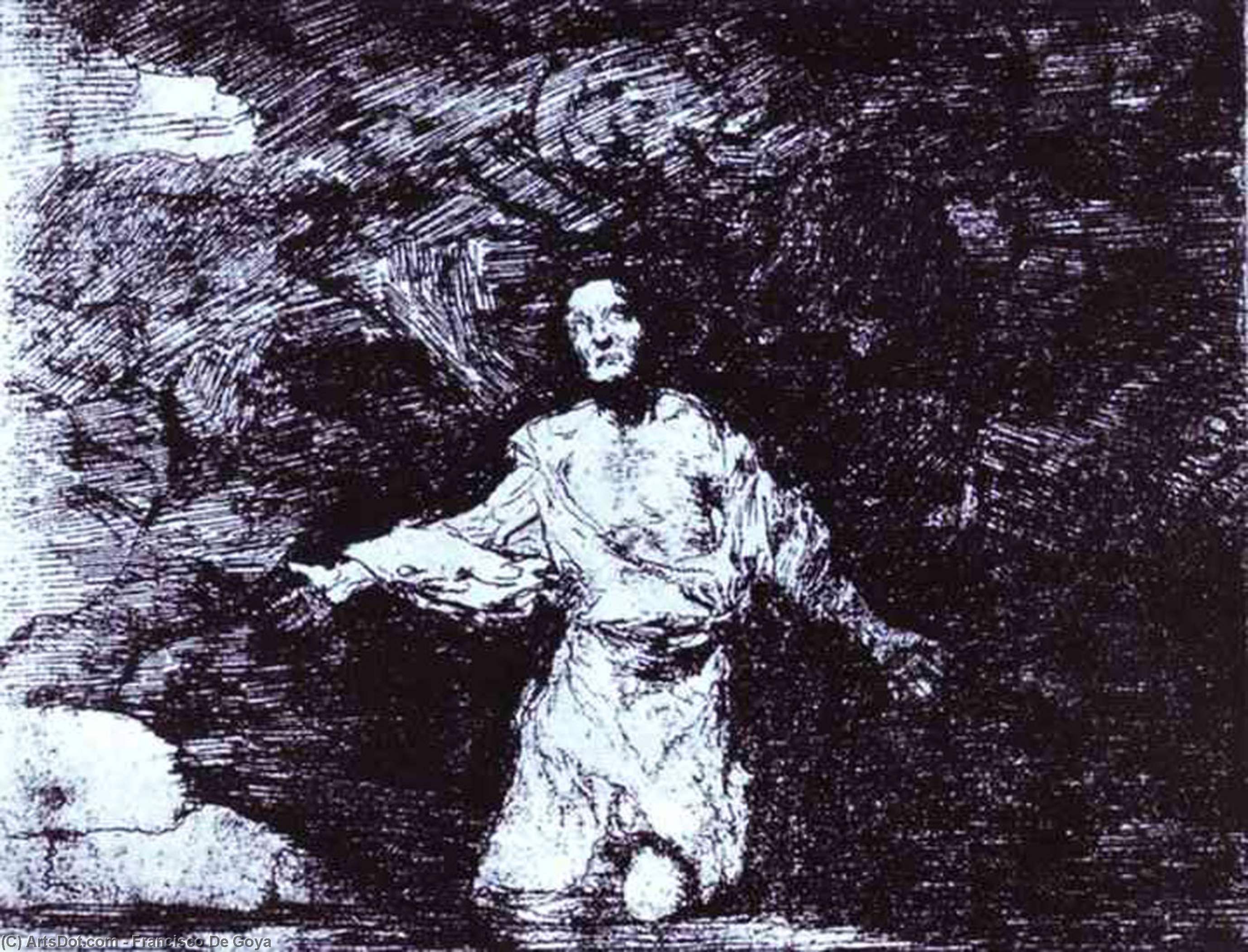 WikiOO.org - Encyclopedia of Fine Arts - Maľba, Artwork Francisco De Goya - Desastre de la Guerra (Disasters of War) Tristes presentimientos do lo que ba de ac
