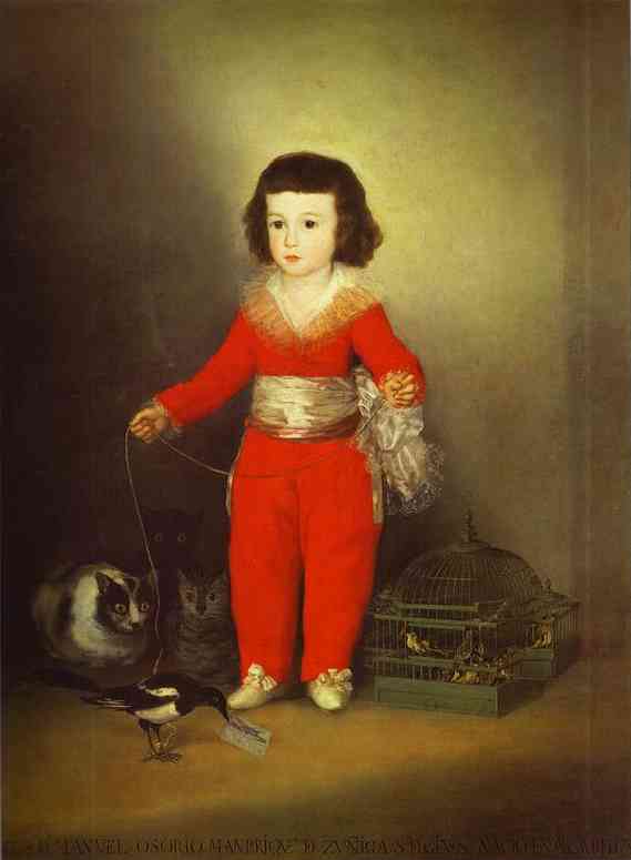 WikiOO.org - 백과 사전 - 회화, 삽화 Francisco De Goya - Don Manuel Osorio Manrique de Zunica