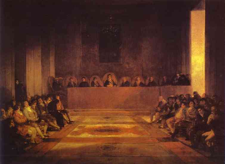 WikiOO.org - Güzel Sanatlar Ansiklopedisi - Resim, Resimler Francisco De Goya - Junta of the Philippines