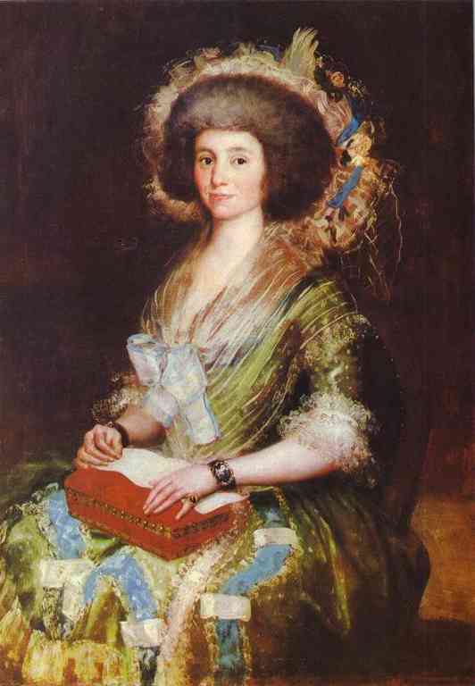 WikiOO.org - Енциклопедия за изящни изкуства - Живопис, Произведения на изкуството Francisco De Goya - Portrait of Senora Berm·sezne Kepmesa