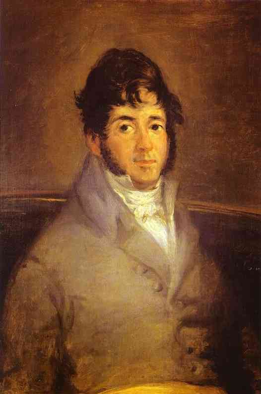WikiOO.org - Εγκυκλοπαίδεια Καλών Τεχνών - Ζωγραφική, έργα τέχνης Francisco De Goya - Portrait of the Actor Isidro Meiquez