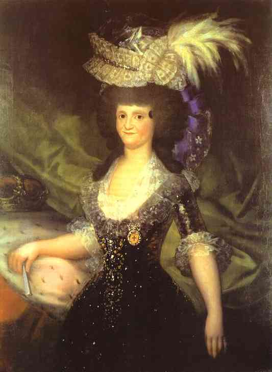 WikiOO.org - Encyclopedia of Fine Arts - Målning, konstverk Francisco De Goya - Queen Maria Luisa