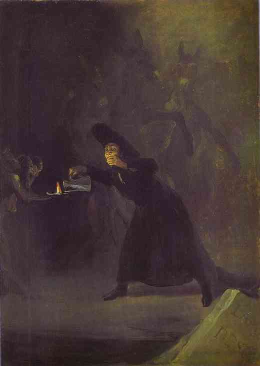 WikiOO.org - Encyclopedia of Fine Arts - Maľba, Artwork Francisco De Goya - The Bewitched Man