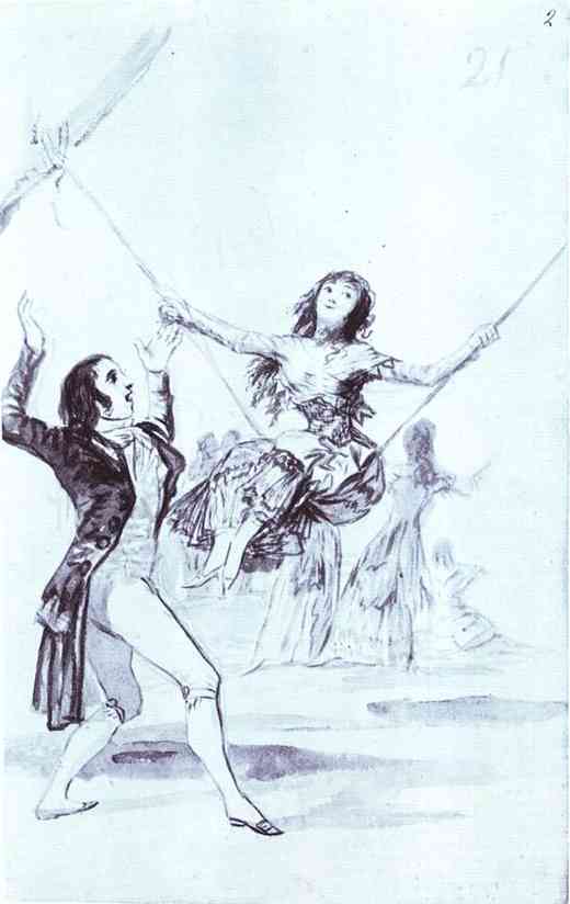 WikiOO.org - Εγκυκλοπαίδεια Καλών Τεχνών - Ζωγραφική, έργα τέχνης Francisco De Goya - The Swing