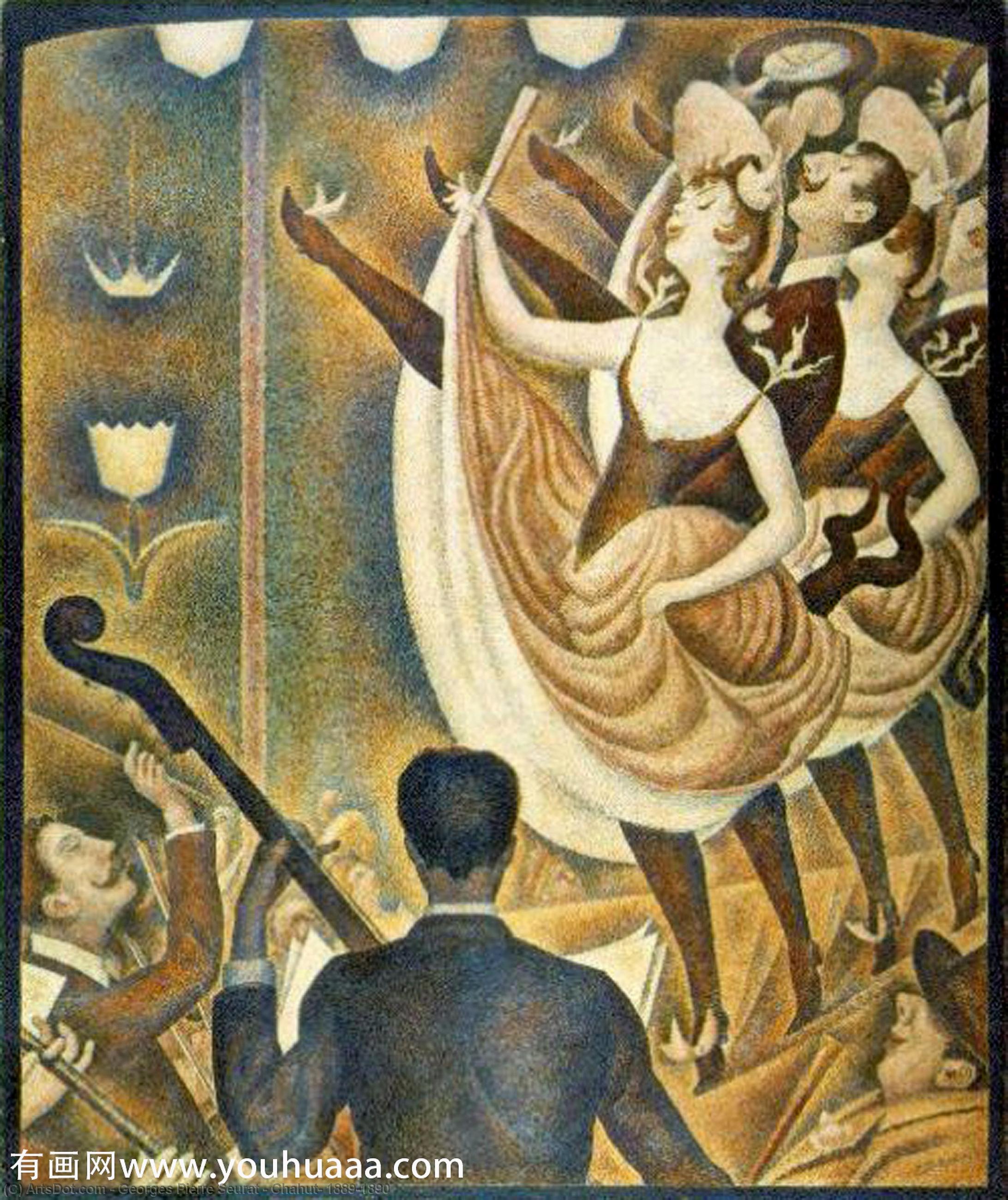 Wikioo.org – L'Enciclopedia delle Belle Arti - Pittura, Opere di Georges Pierre Seurat - Chahut , 1889-1890