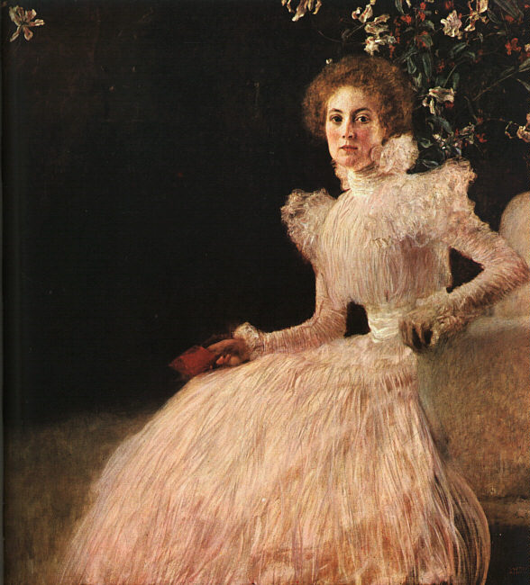 Wikioo.org - The Encyclopedia of Fine Arts - Painting, Artwork by Gustav Klimt - Portrait of Sonja Knips