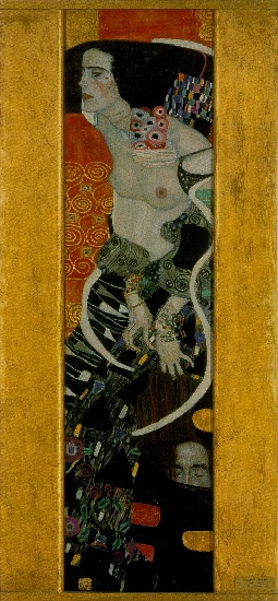 Wikoo.org - موسوعة الفنون الجميلة - اللوحة، العمل الفني Gustav Klimt - Judith02