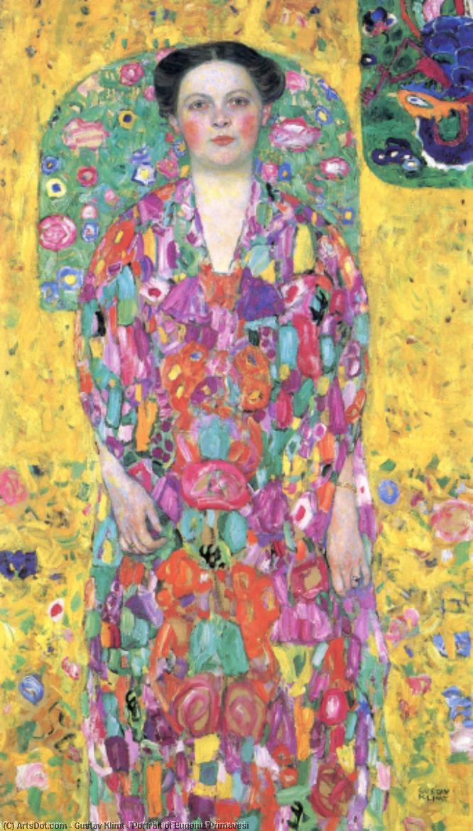 Wikioo.org - The Encyclopedia of Fine Arts - Painting, Artwork by Gustav Klimt - Portrait of Eugenia Primavesi