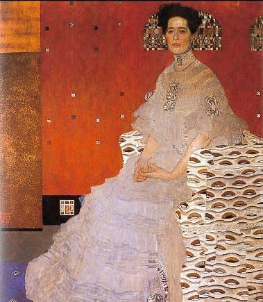 WikiOO.org - Encyclopedia of Fine Arts - Malba, Artwork Gustav Klimt - 28.Retrato de Fritza Riedler, 1906
