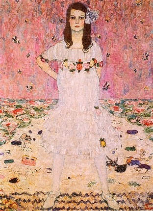 WikiOO.org - Enciclopédia das Belas Artes - Pintura, Arte por Gustav Klimt - 37.Retrato de Mäda Primavesi, hacia 1912