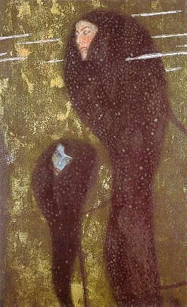Wikioo.org - The Encyclopedia of Fine Arts - Painting, Artwork by Gustav Klimt - 8.Ondinas (Peces plateados), 1899