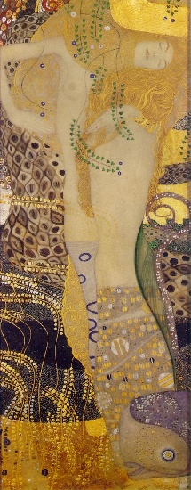 Wikoo.org - موسوعة الفنون الجميلة - اللوحة، العمل الفني Gustav Klimt - Serpents I