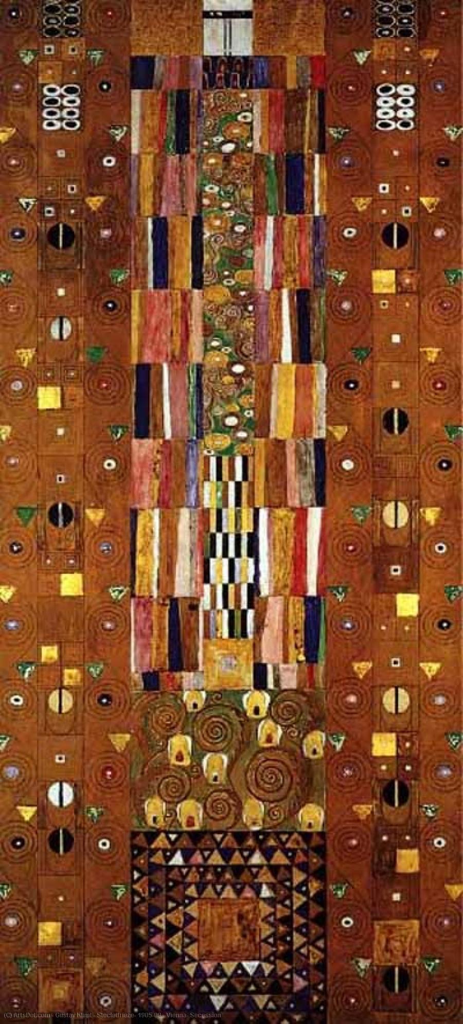 Wikioo.org - The Encyclopedia of Fine Arts - Painting, Artwork by Gustav Klimt - Stocletfrieze, 1905-09 - Vienna, Secession