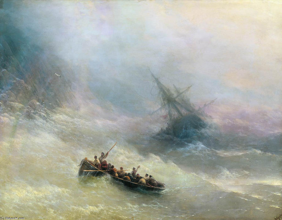 Wikioo.org - The Encyclopedia of Fine Arts - Painting, Artwork by Ivan Aivazovsky - The Rainbow